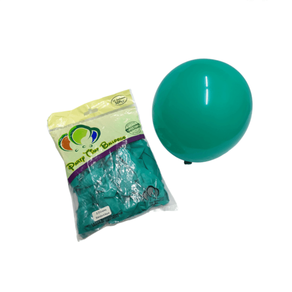 50-Pieces Standard Aqua Latex Balloon 10″