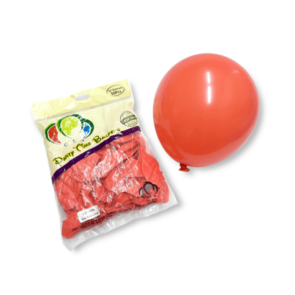 50-Pieces Standard Coral Latex Balloon 10″