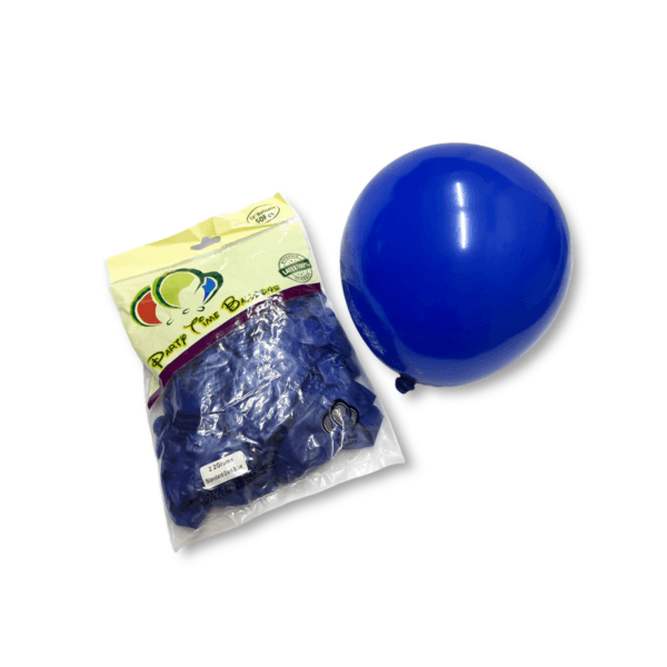 50-Pieces Standard Dark Blue Latex Balloon 10″