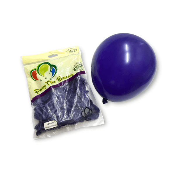 50-Pieces Standard Hot Purple Latex Balloon 10″