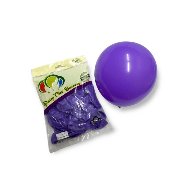 50-Pieces Standard Lavender Latex Balloon 10″